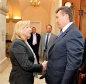 Predsednka vldy SR Iveta Radiov sa stretla s prezidentom Ukrajiny Viktorom Janukovyom