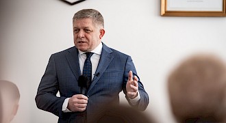 Predseda vlády SR Robert Fico v Spišskej Novej Vsi diskutoval so študentmi