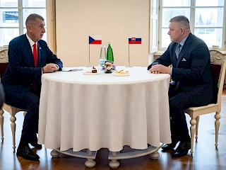 Fotogaléria k článku "Robert Fico: Spoločné rokovanie slovenskej a českej vlády bolo hlasom zdravého rozumu"