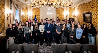 Študenti dnes opäť navštívili Úrad vlády SR