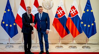 Predseda vlády SR Robert Fico rokoval s rakúskym prezidentom Alexandrom Van der Bellenom