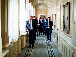 Fotogaléria k článku "Predseda vlády SR Robert Fico sa stretol s prezidentom Albánska Bajramom Begajom"