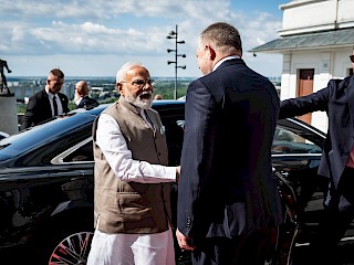 Fotogaléria k článku "Predseda vlády SR Robert Fico sa stretol s indickým premiérom Naréndrom Módím"