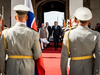 Fotogaléria k článku "Predseda vlády SR Robert Fico sa stretol s indickým premiérom Naréndrom Módím"
