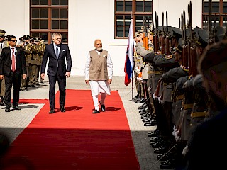 Fotogaléria k článku "Predseda vlády SR Robert Fico sa stretol s indickým premiérom Naréndrom Módím"
