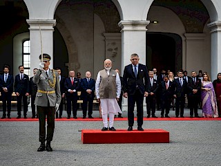 Fotogaléria k článku "Predseda vlády SR Robert Fico sa stretol s indickým premiérom Naréndrom Módím"