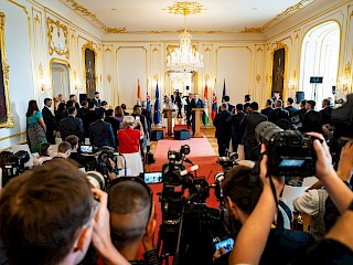 Fotogaléria k článku "Predseda vlády SR Robert Fico sa stretol s indickým premiérom Naréndrom Módím"