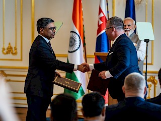 Fotogaléria k článku "Predseda vlády SR Robert Fico sa stretol s indickým premiérom Naréndrom Módím"
