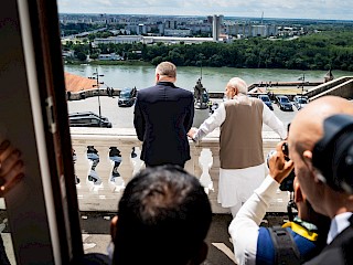 Fotogaléria k článku "Predseda vlády SR Robert Fico sa stretol s indickým premiérom Naréndrom Módím"