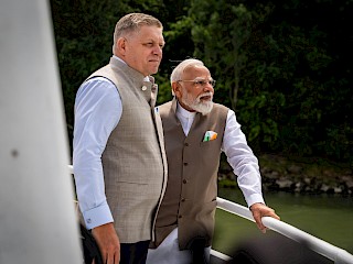 Fotogaléria k článku "Predseda vlády SR Robert Fico sa stretol s indickým premiérom Naréndrom Módím"