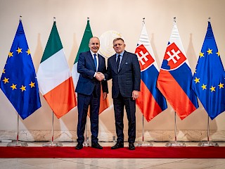 Fotogaléria k článku "Predseda vlády SR Robert Fico sa stretol s predsedom vlády Írska Micheálom Martinom"