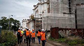 Obnova NKP kaštieľa v Rusovciach pokračuje, rekonštrukcia odhaľuje aj výnimočné rímske dedičstvo