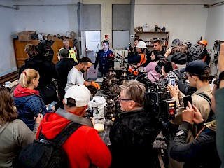 Fotogaléria k článku "Obnova NKP kaštieľa v Rusovciach pokračuje, rekonštrukcia odhaľuje aj výnimočné rímske dedičstvo"