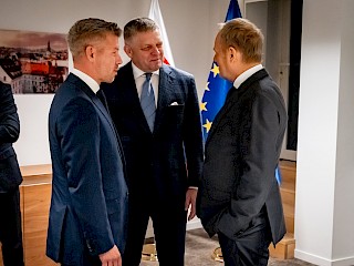 Fotogaléria k článku "R. Fico: Premiéri V4 majú rovnaký záujem, a to je riešenie vysokých cien elektrickej energie"