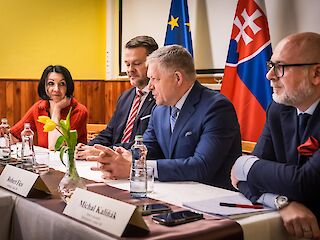 Fotogaléria k článku "Vláda opäť vycestovala do regiónu, tentokrát sa zamerala na okresy Banská Štiavnica a Žarnovica"
