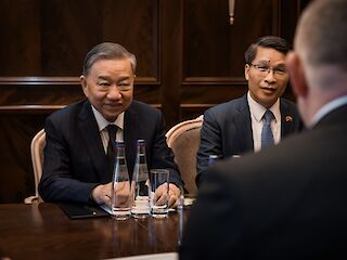 Fotogaléria k článku "Predseda vlády SR Robert Fico rokoval v Moskve s generálnym tajomníkom Komunistickej strany Vietnamu"