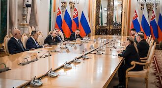 Predseda vlády SR Robert Fico rokoval v Moskve s prezidentom Ruskej federácie Vladimirom Putinom