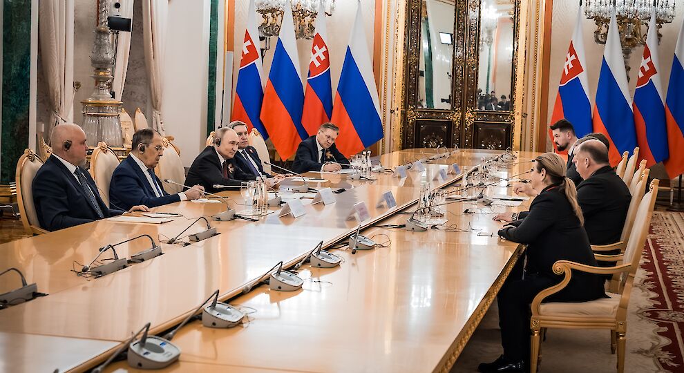Predseda vlády SR Robert Fico rokoval v Moskve s prezidentom Ruskej federácie Vladimirom Putinom