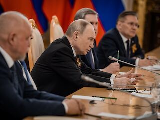 Fotogaléria k článku "Predseda vlády SR Robert Fico rokoval v Moskve s prezidentom Ruskej federácie Vladimirom Putinom"