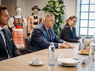 Fotogaléria k článku "Predseda vlády SR Robert Fico na Ministerstve cestovného ruchu a športu SR"