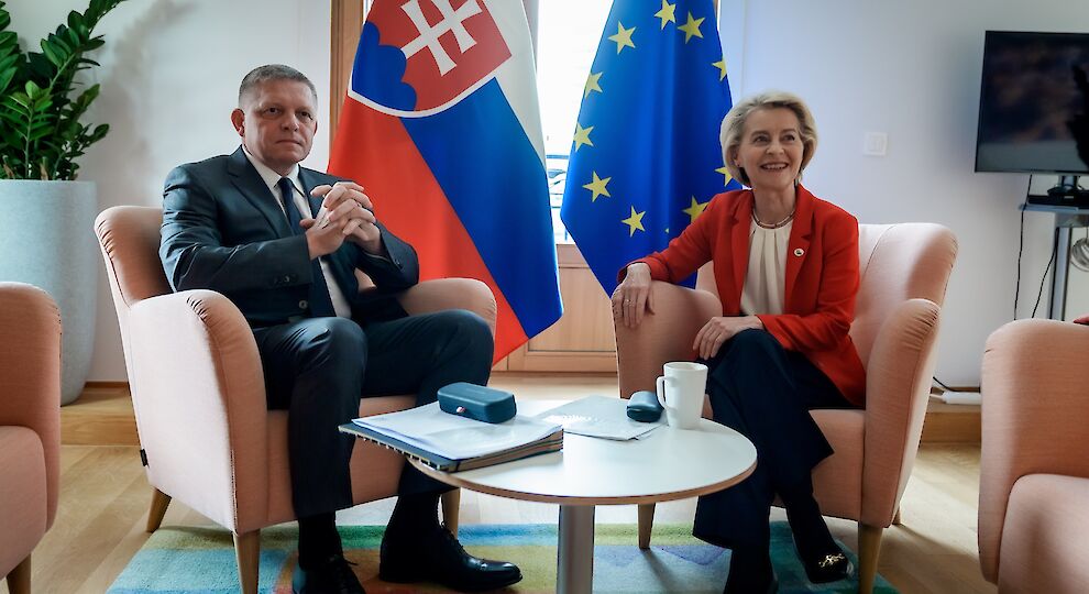 Robert Fico po rokovaní s predsedníčkou EK: Slovensko bude žiadať kompenzácie a výnimky