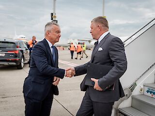Fotogaléria k článku "Robert Fico po rokovaní s predsedníčkou EK: Slovensko bude žiadať kompenzácie a výnimky"