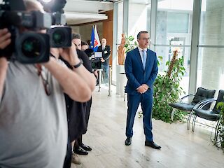 Fotogaléria k článku "R. Fico na ministerstve práce: 13. dôchodok je nedotknuteľný"