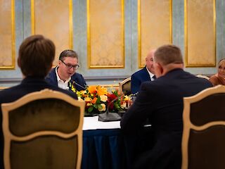 Fotogaléria k článku "Robert Fico: Považujem za veľkú chybu, že hlavy štátov a premiéri členských štátov EÚ odignorovali dnešné oslavy v Číne"