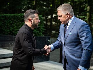 Fotogaléria k článku "Robert Fico: Vzťahy medzi SR a Ukrajinou sú odsúdené na lepší a kvalitnejší charakter"