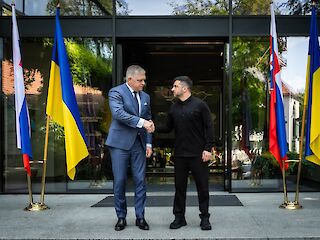 Fotogaléria k článku "Robert Fico: Vzťahy medzi SR a Ukrajinou sú odsúdené na lepší a kvalitnejší charakter"