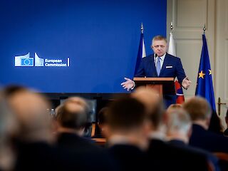 Fotogaléria k článku "Predseda vlády SR Robert Fico na ENEF: RePower je nezmyselný ideologický krok"