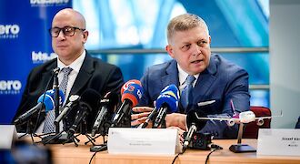 Robert Fico: Teším sa z obnovenia leteckej linky medzi Bratislavou a Košicami