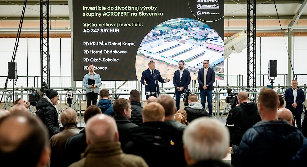 Robert Fico na otvorení farmy v Horných Obdokovciach: Odmietame filozofiu, že sa dá nakúpiť v zahraničí