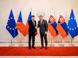 Fotogaléria k článku "Na návštevu Slovenska dnes pricestoval nový predseda Poslaneckej snemovne Parlamentu ČR Tomio Okamura"