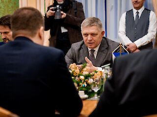 Fotogaléria k článku "Na návštevu Slovenska dnes pricestoval nový predseda Poslaneckej snemovne Parlamentu ČR Tomio Okamura"