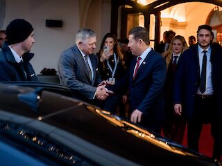 Fotogaléria k článku "Na návštevu Slovenska dnes pricestoval nový predseda Poslaneckej snemovne Parlamentu ČR Tomio Okamura"