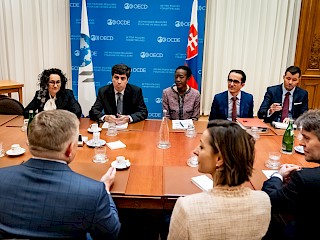 Fotogaléria k článku "Predseda vlády na neformálnom samite EÚ v Bruseli a v sídle OECD v Paríži"