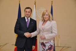 Prijatie predsedu vldy Moldavska Vlada Filata