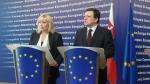 stretnutie predsednky vldy SR I. Radiovej s predsedom Eurpskej komisie J.M. Barrosom,