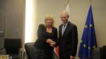 stretnutie s prezidentom Eurpskej rady Hermanom Van Rompuyom
